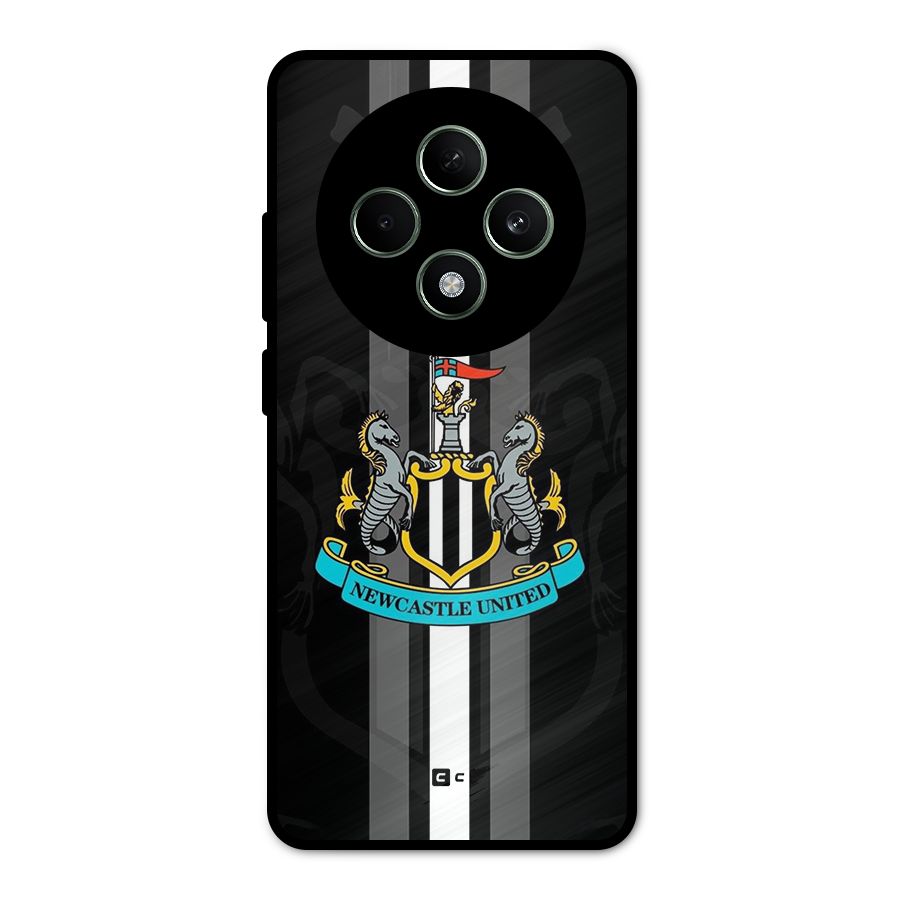 New Castle United Metal Back Case for Oppo F27