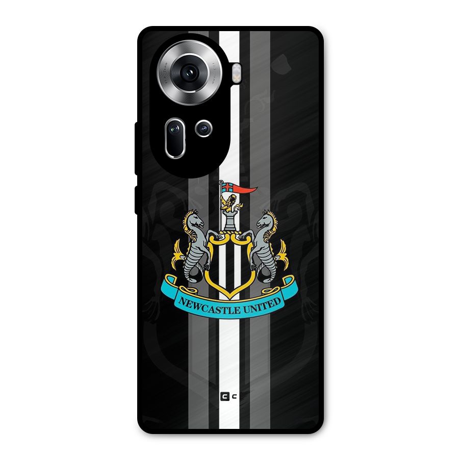 New Castle United Metal Back Case for Oppo Reno11 5G