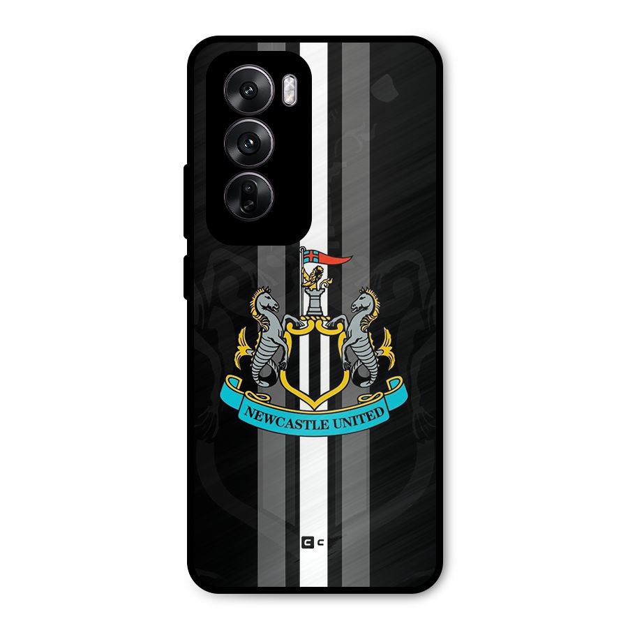 New Castle United Metal Back Case for Oppo Reno12