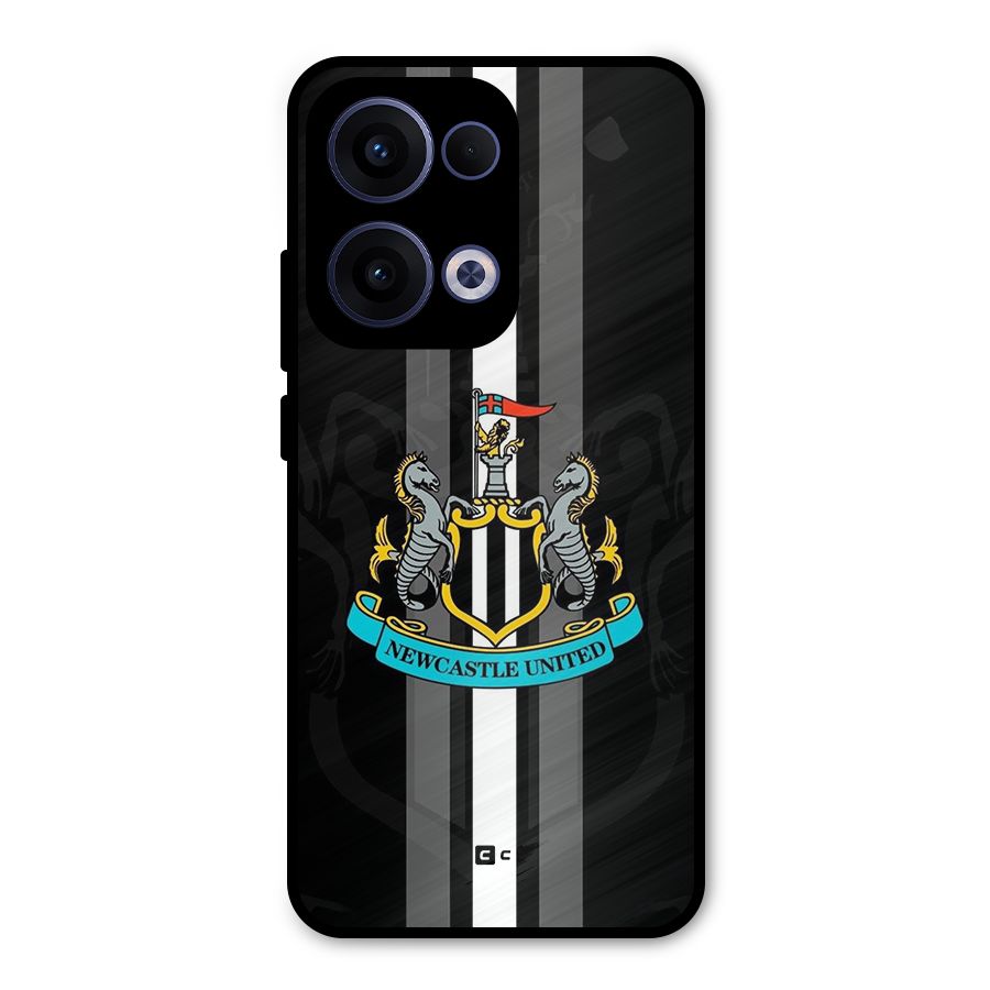 New Castle United Metal Back Case for Oppo Reno13