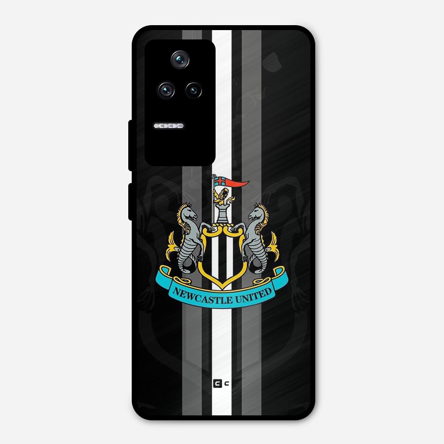 New Castle United Metal Back Case for Poco F4 5G