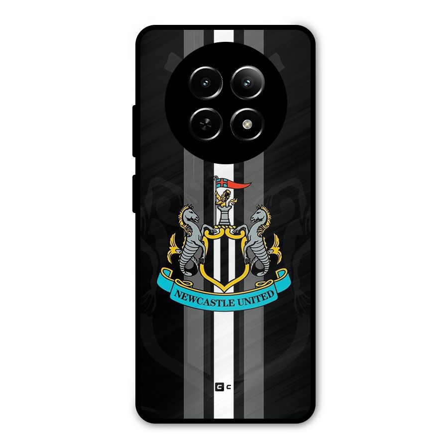 New Castle United Metal Back Case for Realme 12 5G
