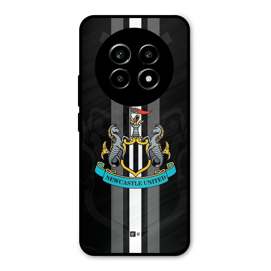 New Castle United Metal Back Case for Realme 13 Pro