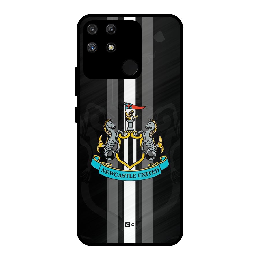 New Castle United Metal Back Case for Realme Narzo 50A