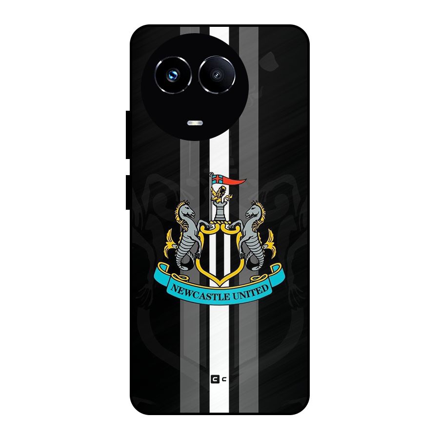 New Castle United Metal Back Case for Realme Narzo 60X