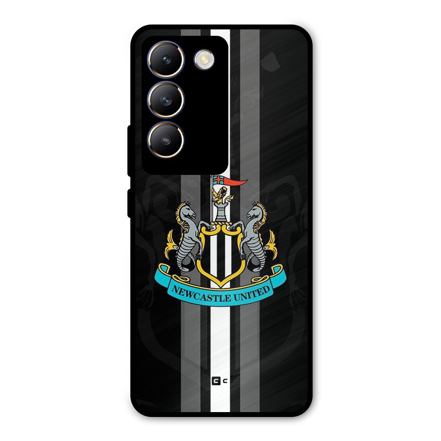 New Castle United Metal Back Case for Vivo T3 5G