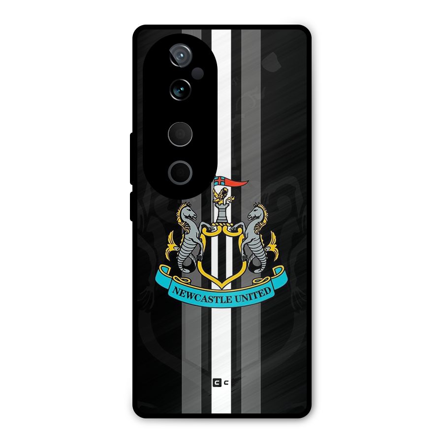 New Castle United Metal Back Case for Vivo T3 Ultra