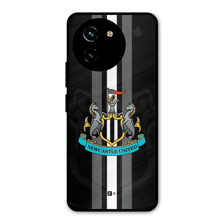 New Castle United Metal Back Case for Vivo T3x