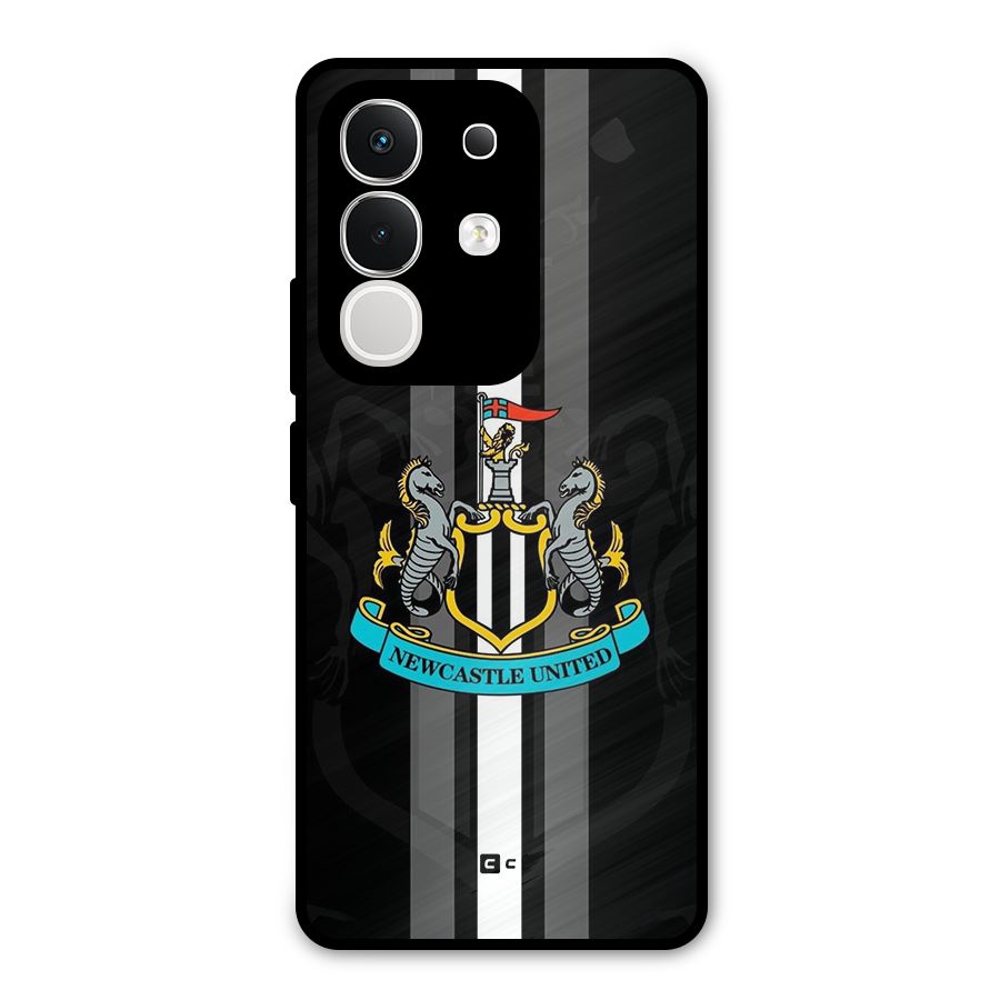 New Castle United Metal Back Case for Vivo T4x