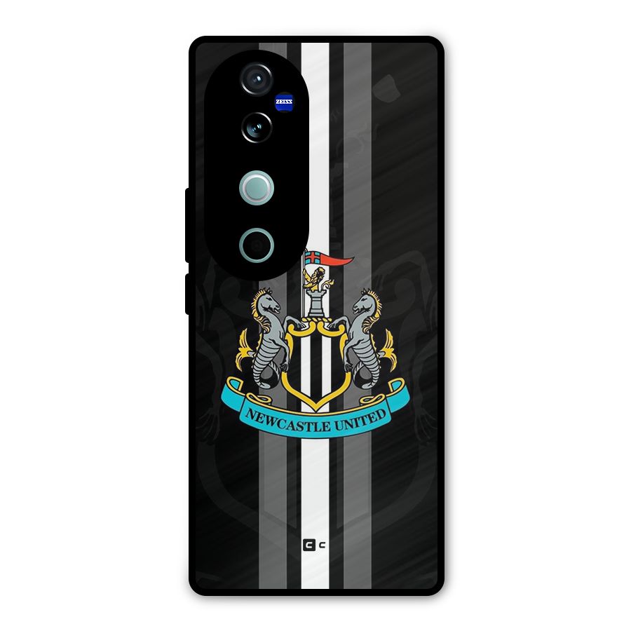 New Castle United Metal Back Case for Vivo V40