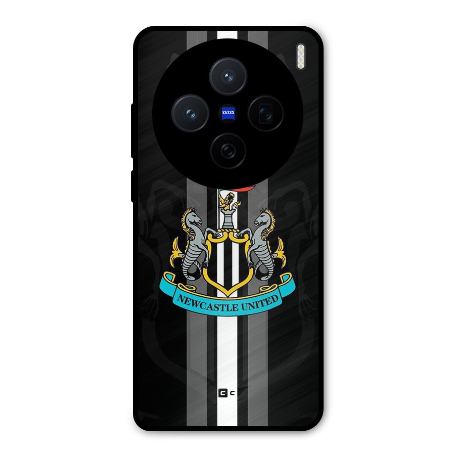 New Castle United Metal Back Case for Vivo X200