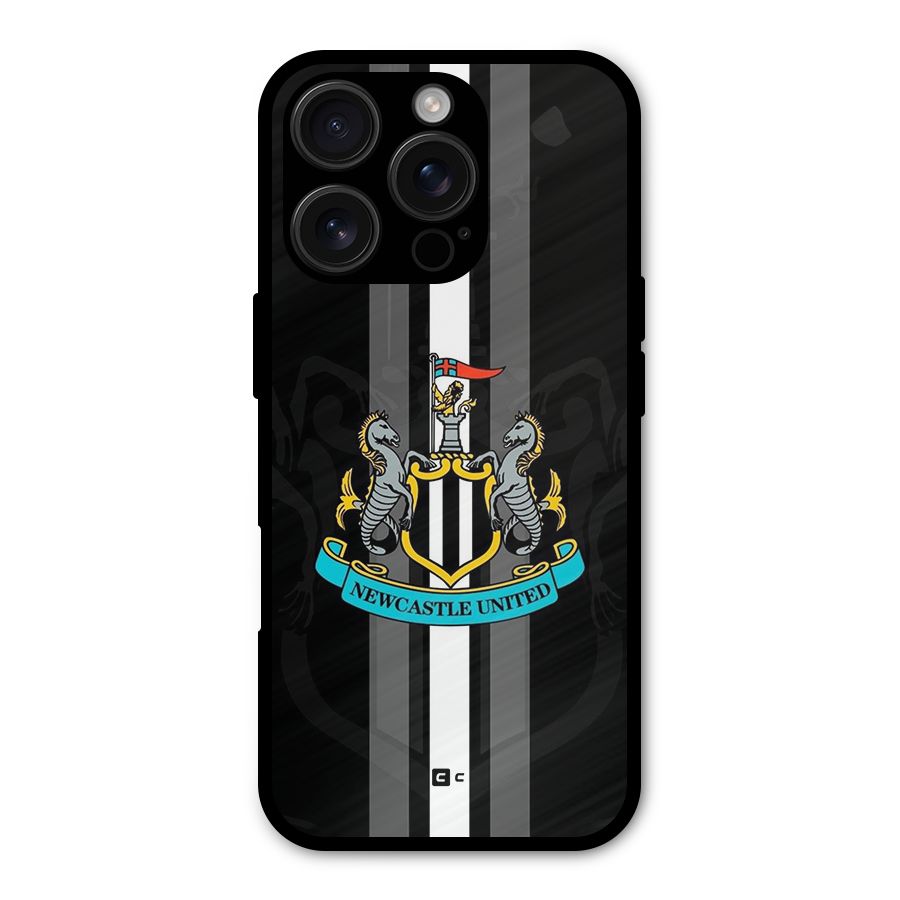 New Castle United Metal Back Case for iPhone 16 Pro