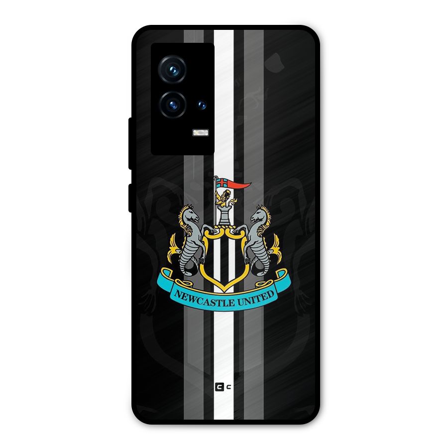 New Castle United Metal Back Case for iQOO 9 5G