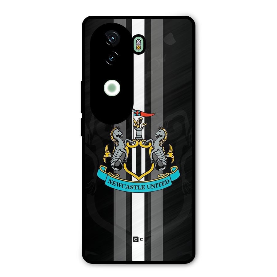 New Castle United Metal Back Case for iQOO Z9s