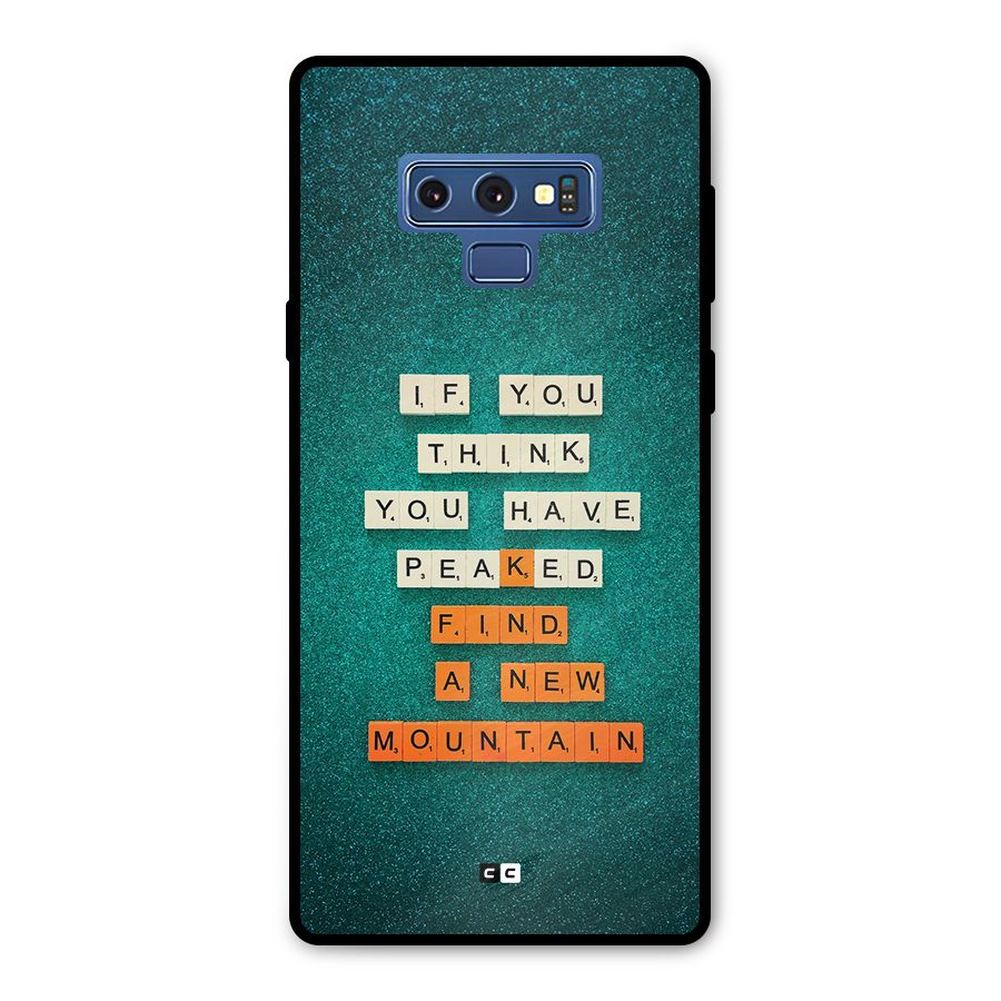 New Mountain Metal Back Case for Galaxy Note 9
