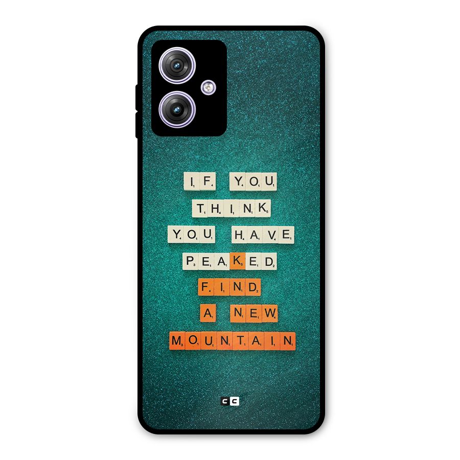 New Mountain Metal Back Case for Moto G64