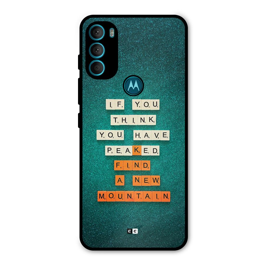 New Mountain Metal Back Case for Moto G71 5G