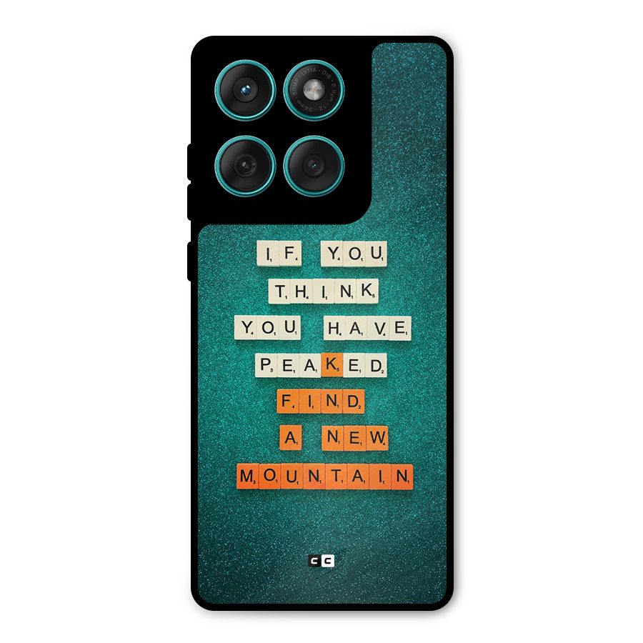 New Mountain Metal Back Case for Motorola Edge 60