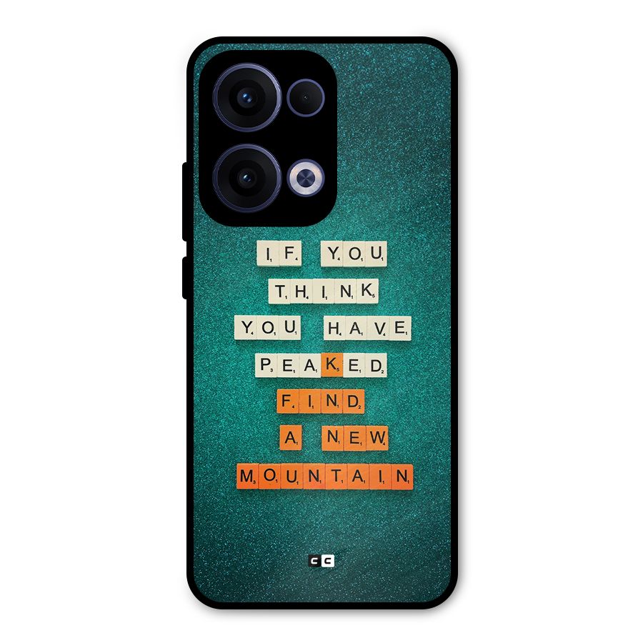 New Mountain Metal Back Case for Oppo Reno13