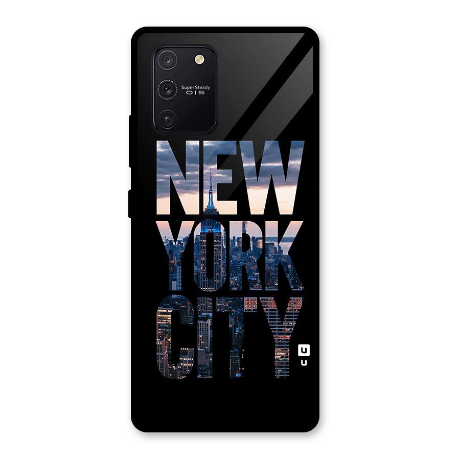 New York City Glass Back Case for Galaxy S10 Lite