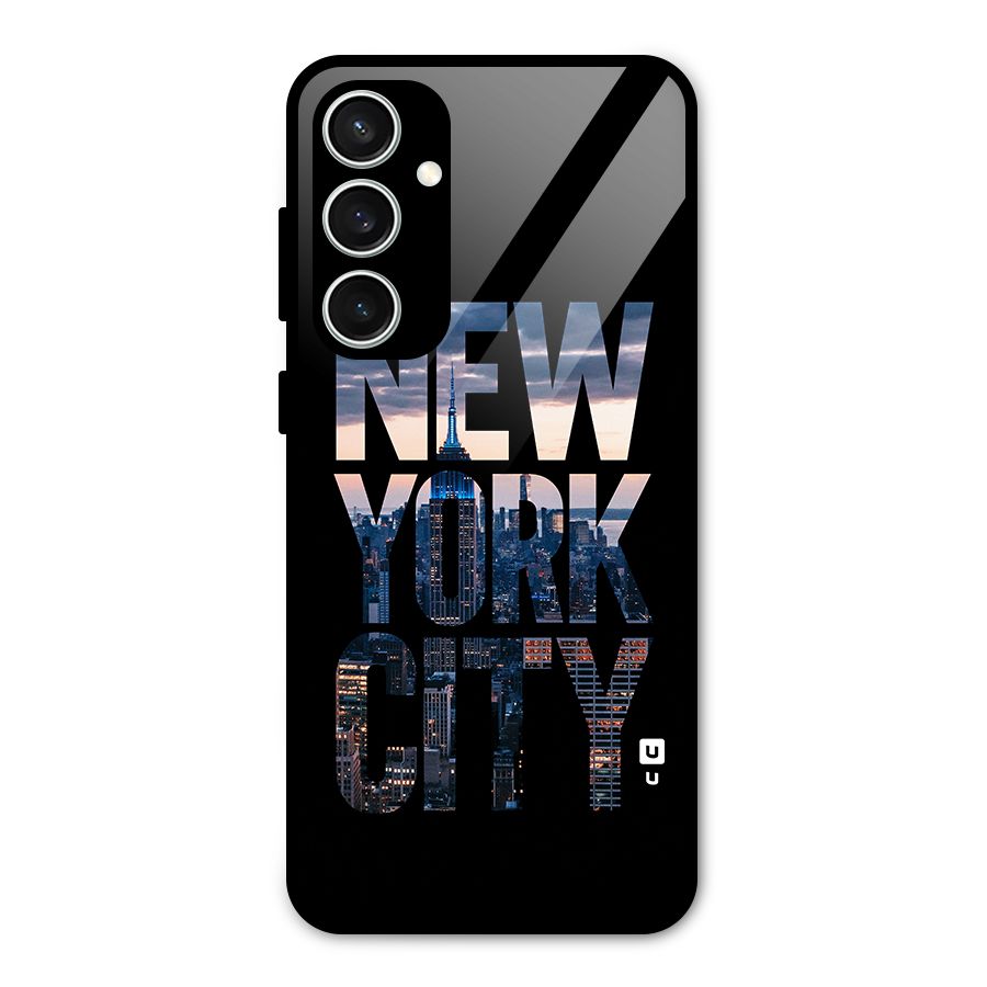 New York City Glass Back Case for Galaxy S23 FE