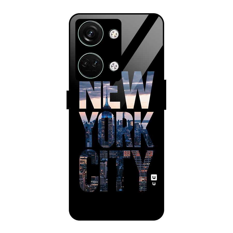New York City Glass Back Case for Oneplus Nord 3