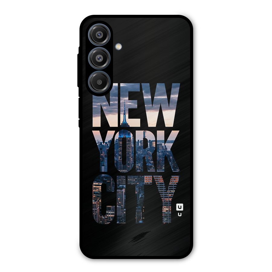 New York City Metal Back Case for Galaxy A16 5G