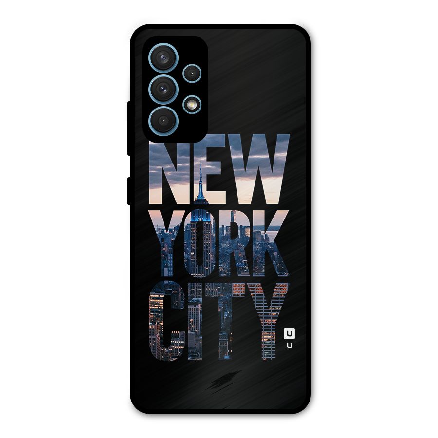 New York City Metal Back Case for Galaxy A32