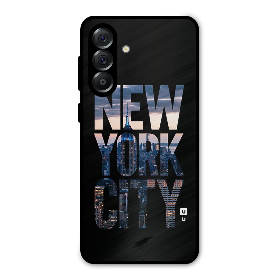 New York City Metal Back Case for Galaxy A36