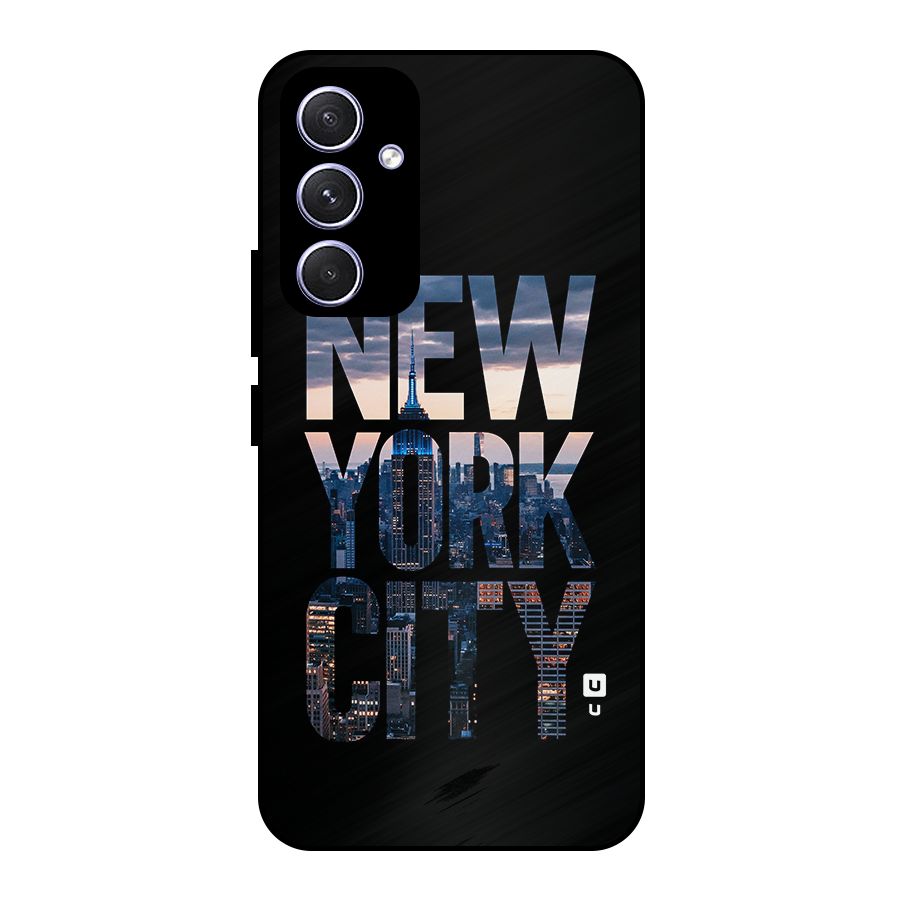 New York City Metal Back Case for Galaxy A54