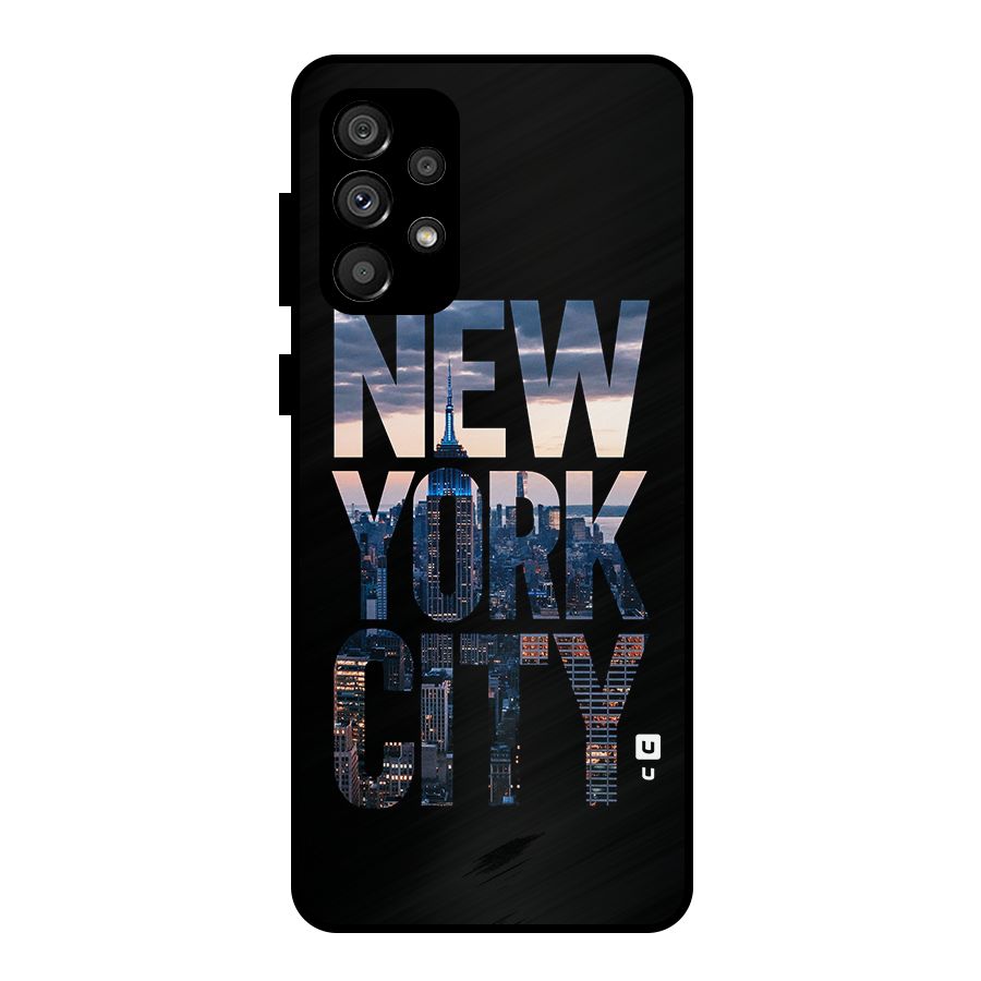 New York City Metal Back Case for Galaxy A73 5G