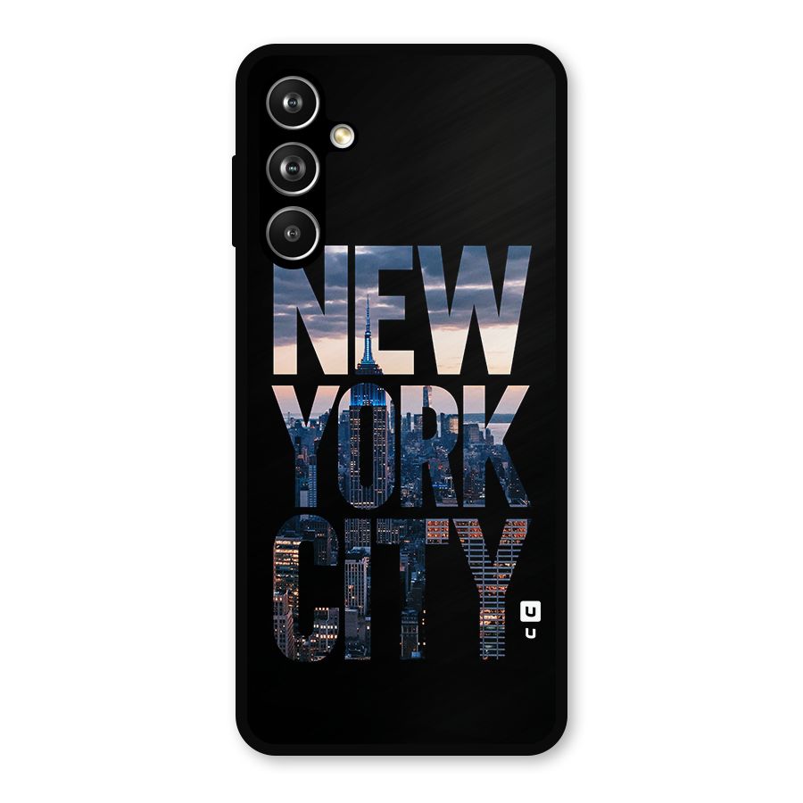 New York City Metal Back Case for Galaxy F54