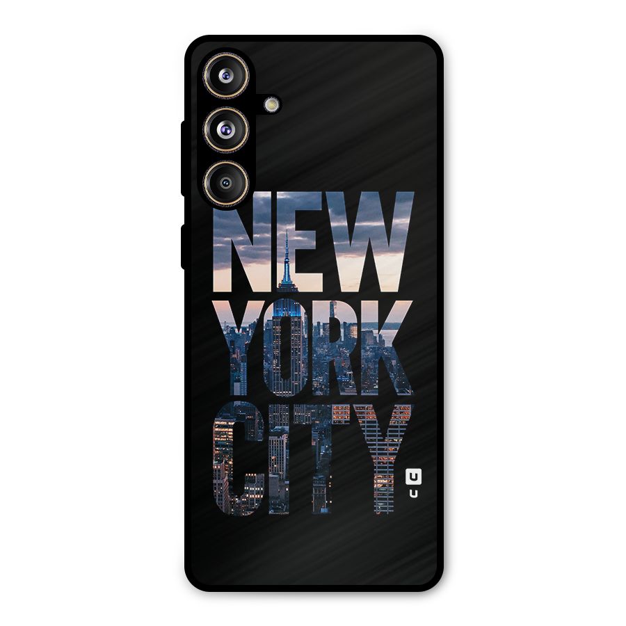 New York City Metal Back Case for Galaxy F55