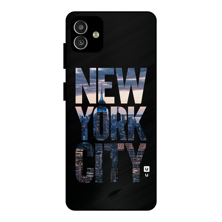 New York City Metal Back Case for Galaxy M13 5G