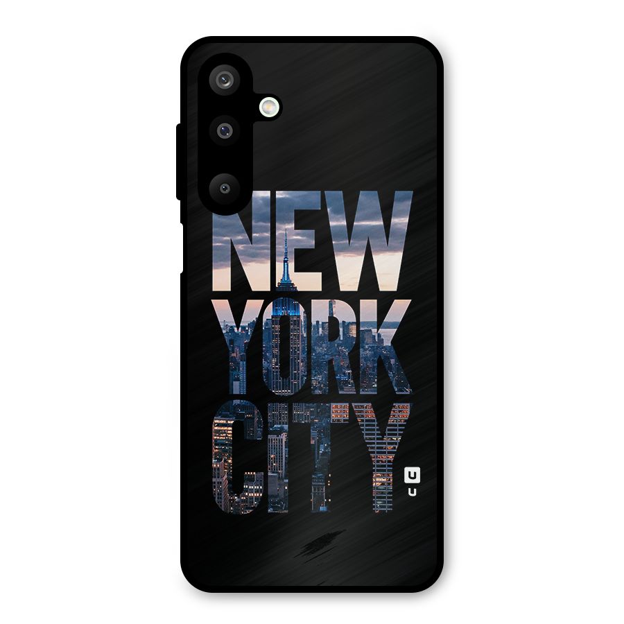 New York City Metal Back Case for Galaxy M16