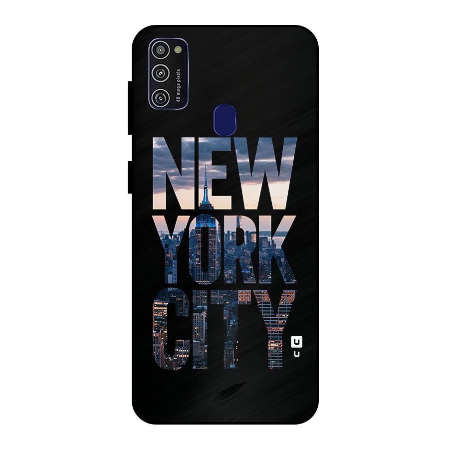 New York City Metal Back Case for Galaxy M30s