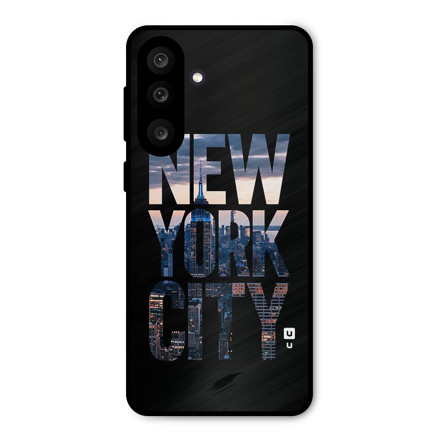 New York City Metal Back Case for Galaxy M56