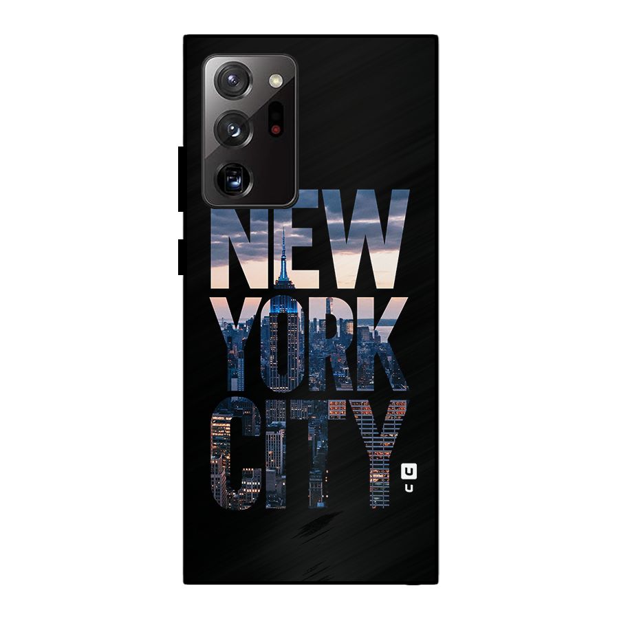 New York City Metal Back Case for Galaxy Note 20 Ultra
