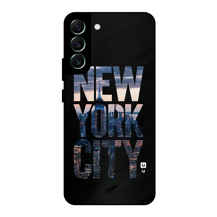 New York City Metal Back Case for Galaxy S22 Plus 5G