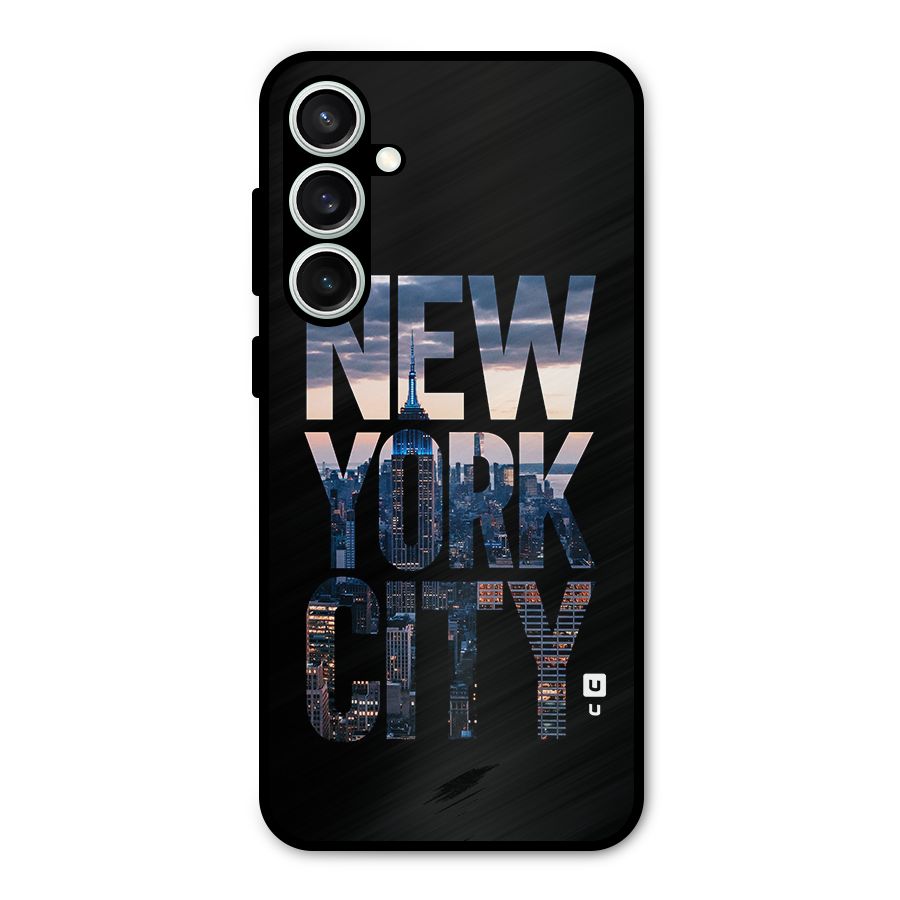 New York City Metal Back Case for Galaxy S23 FE