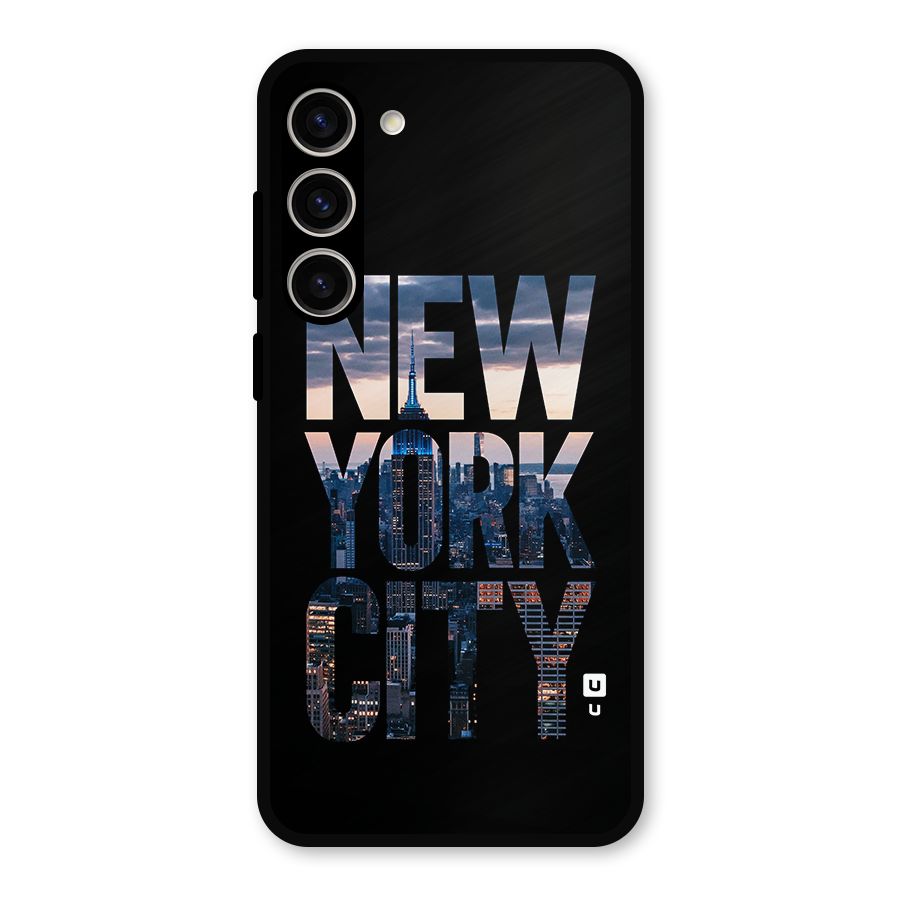 New York City Metal Back Case for Galaxy S23 Plus