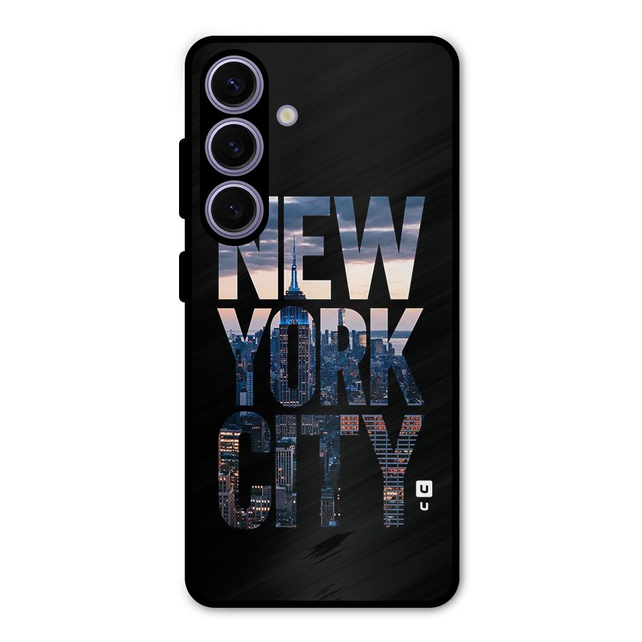 New York City Metal Back Case for Galaxy S24
