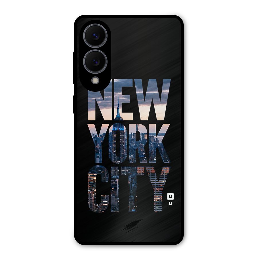 New York City Metal Back Case for Galaxy S25 Edge