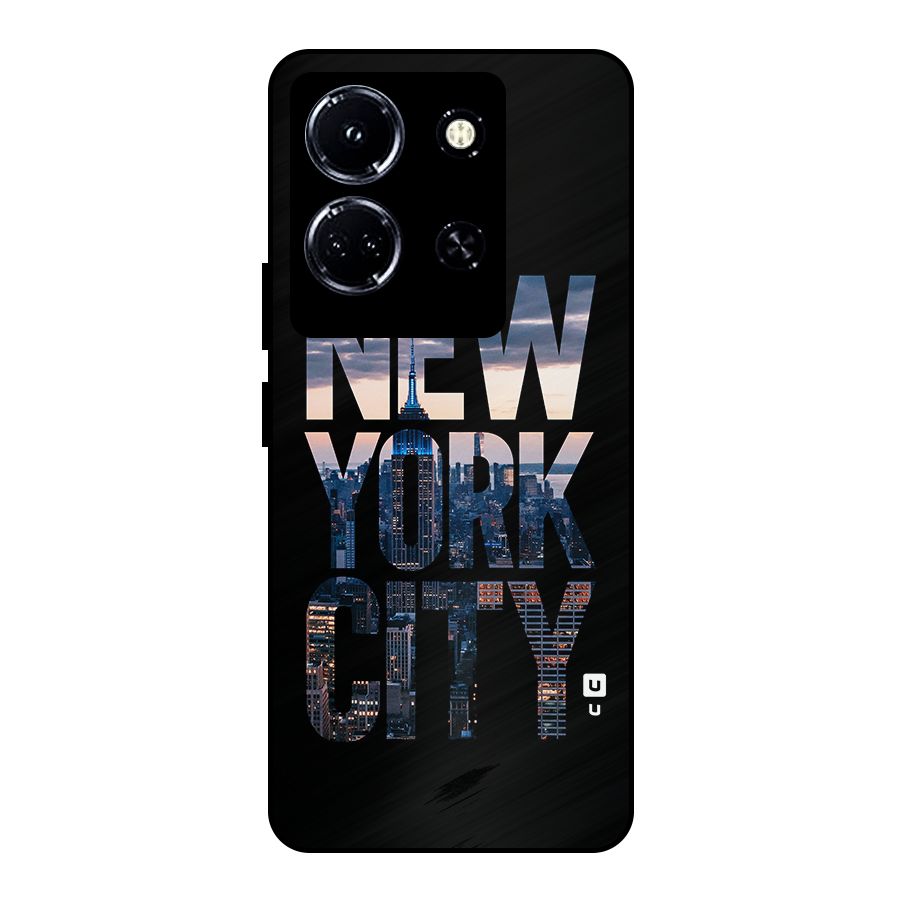 New York City Metal Back Case for Infinix Note 30 5G