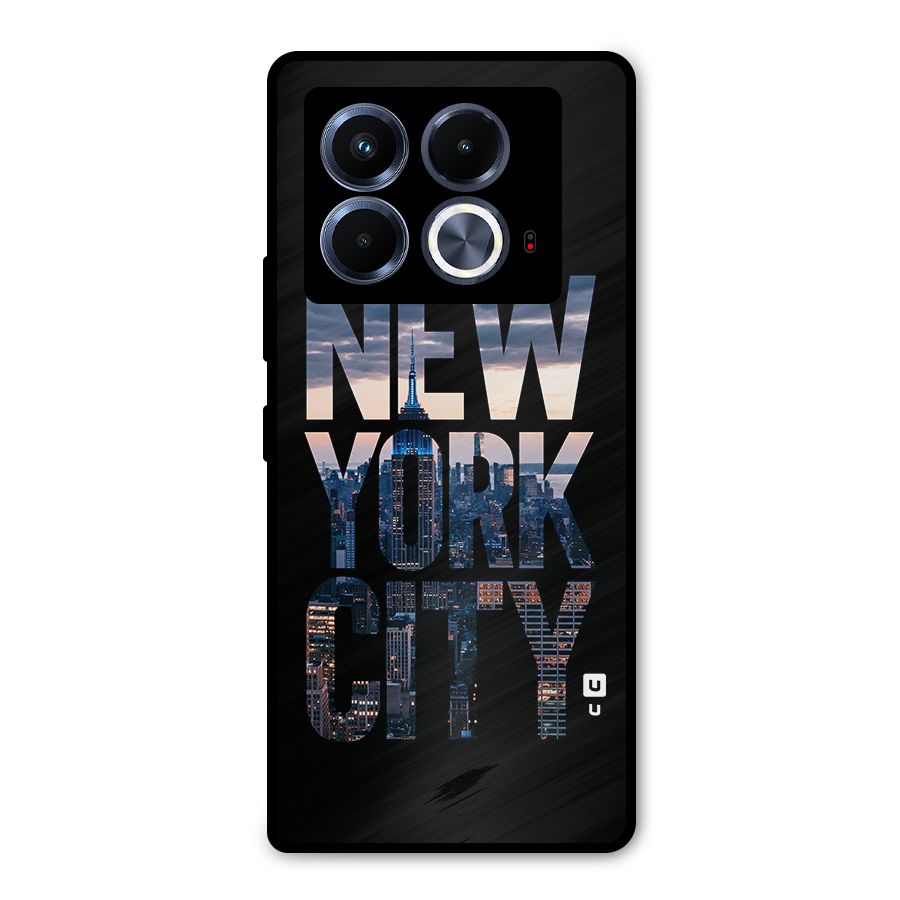 New York City Metal Back Case for Infinix Note 40 5G