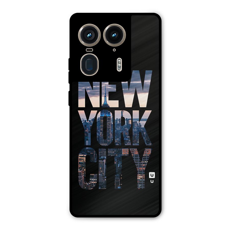 New York City Metal Back Case for Motorola Edge 50 Ultra