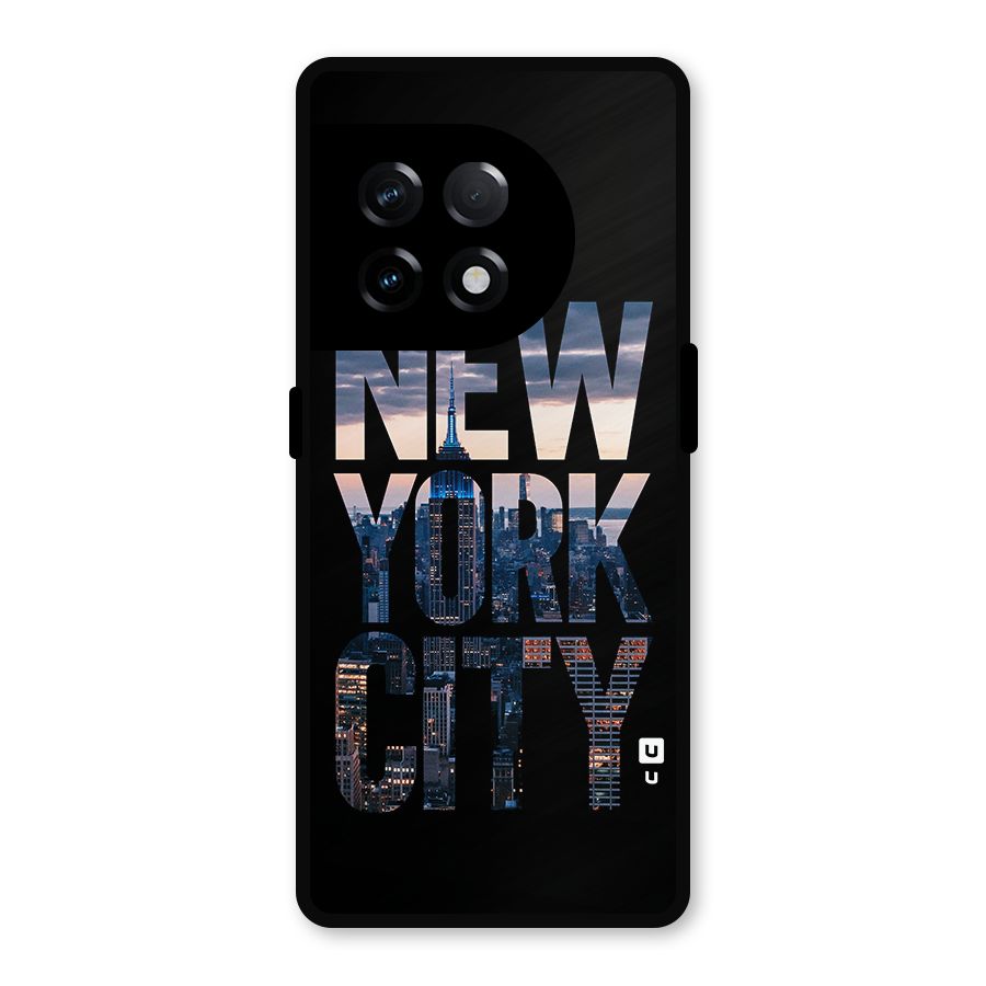 New York City Metal Back Case for OnePlus 11R