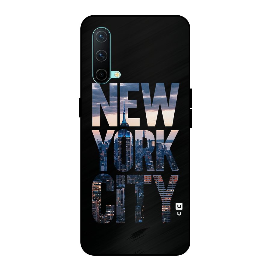 New York City Metal Back Case for OnePlus Nord CE 5G