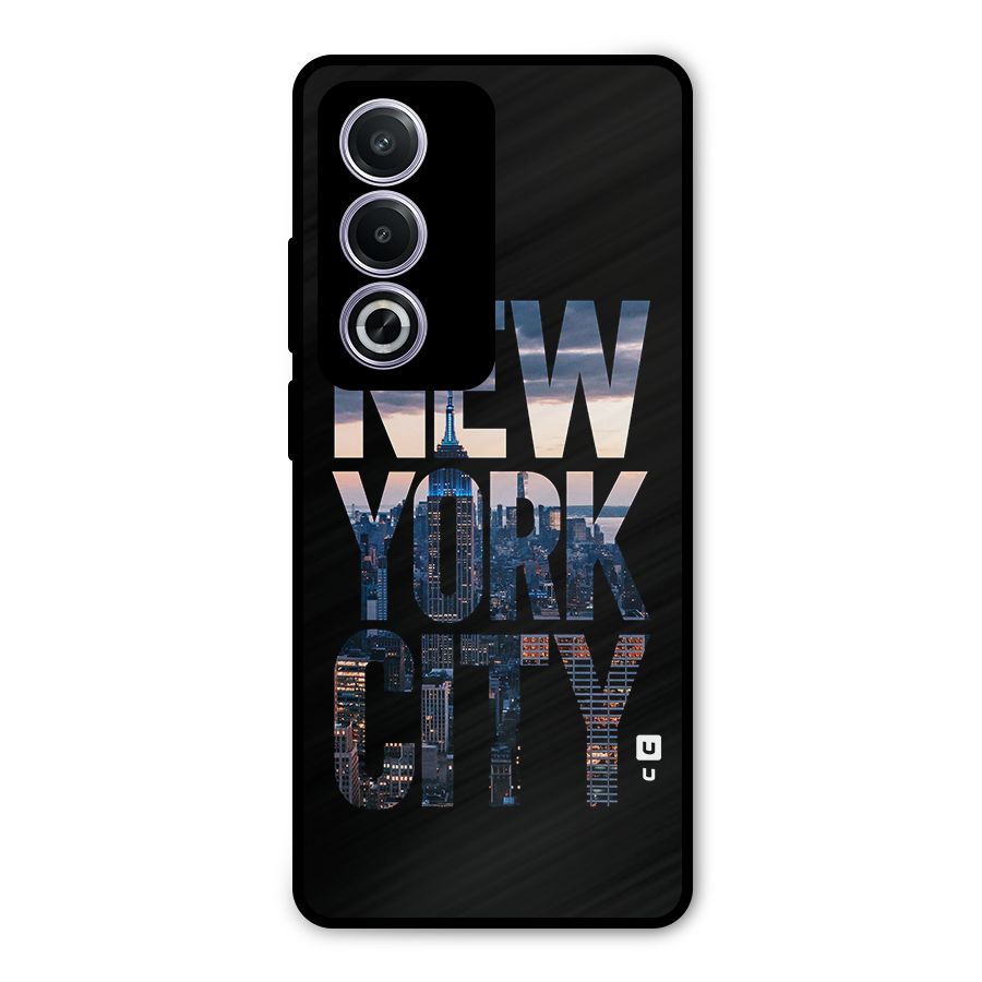 New York City Metal Back Case for Oppo K12x