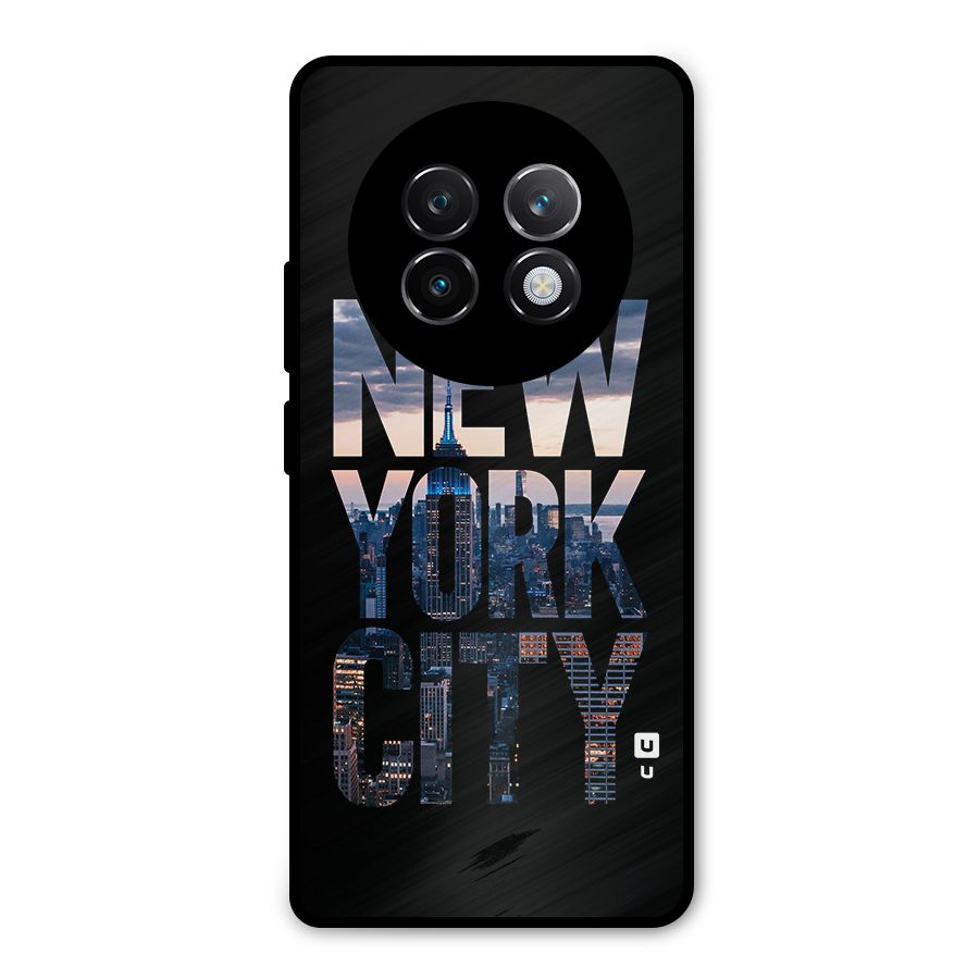 New York City Metal Back Case for Realme 13 Plus